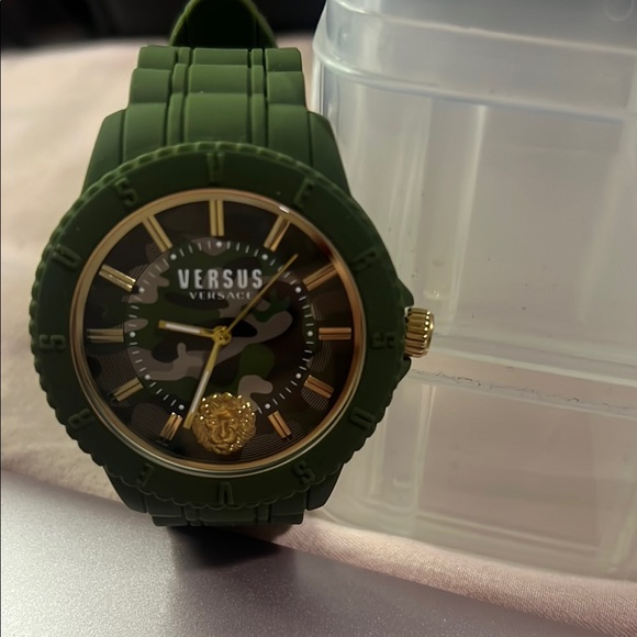 Versus by Visace Green and Gold Watch - Picture 3 of 8
